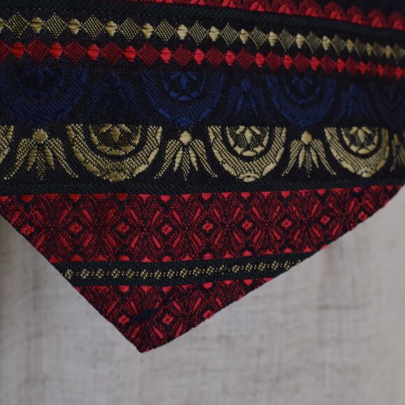 Vintage Striped Polyester/Acetate Vest by Petite Sophisticate size Small - Picture 11 of 13